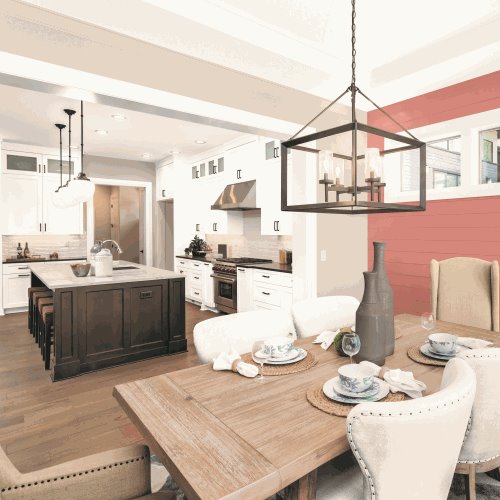 How to Paint an Open Concept Space More Than One Color